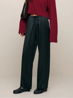 Reformation Olina Silk Pant